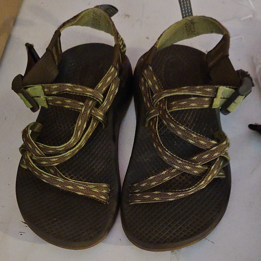 Chaco Brown and Tan Strappy Sandals